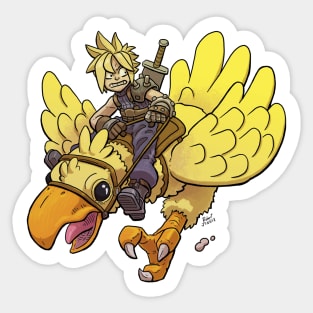 Chocobo Rider Sticker